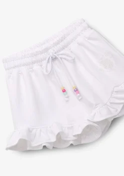 Conguitos Short Niña Felpa Unicornio Blanco^ Shorts