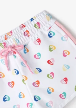 Conguitos Shorts Deportivos Corazones Multicolor^ Shorts