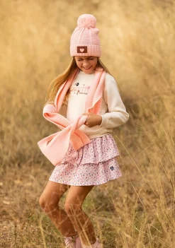 Conguitos Sudadera De Niña Flores Beige^ Sudaderas