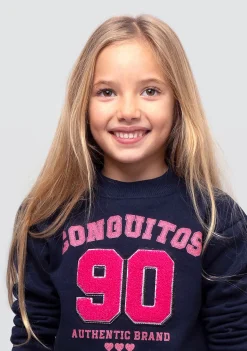 Conguitos Sudadera De Niña Marino ^ Camisetas|Sudaderas