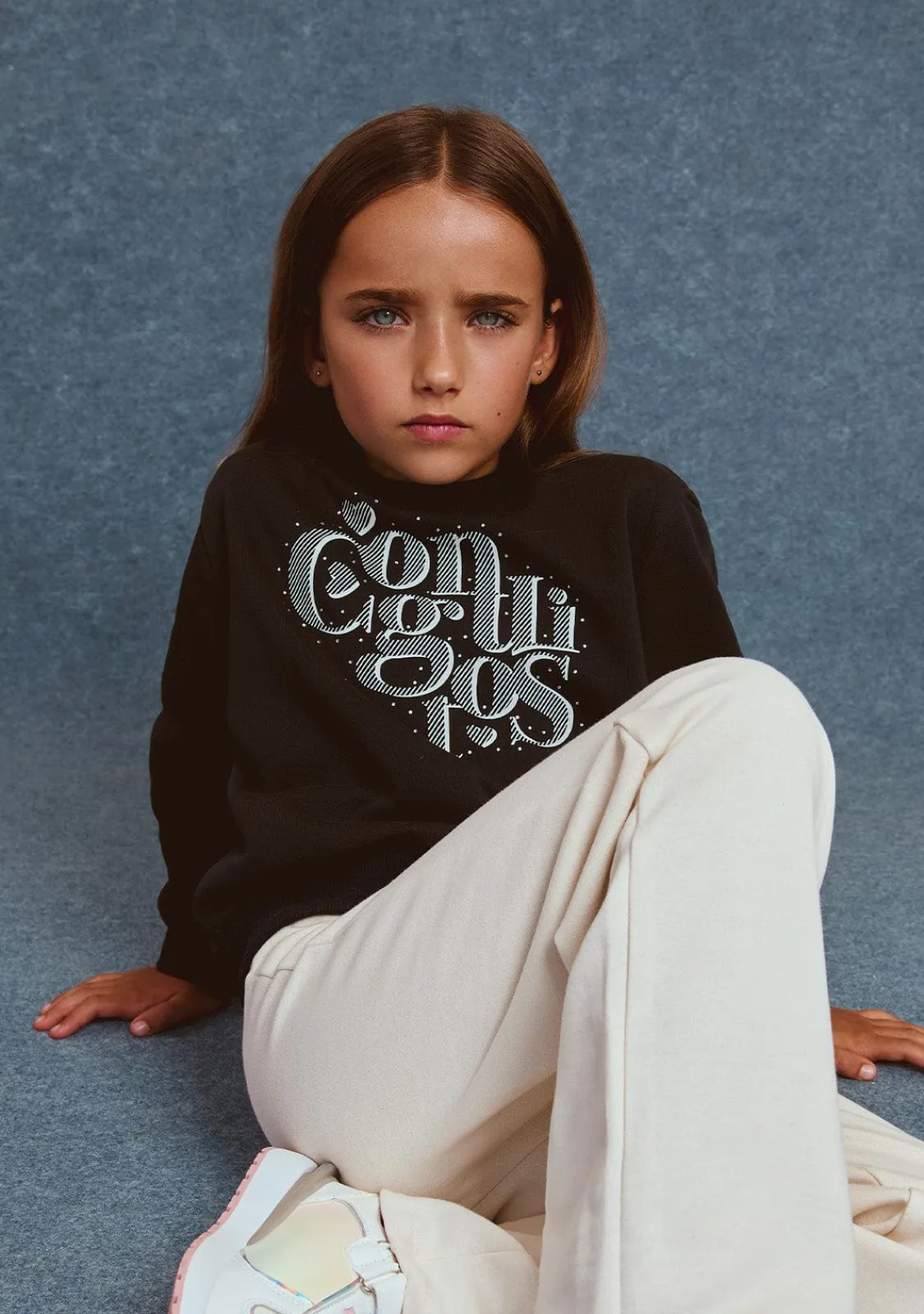 Conguitos Sudadera Estampado Negro^ Sudaderas