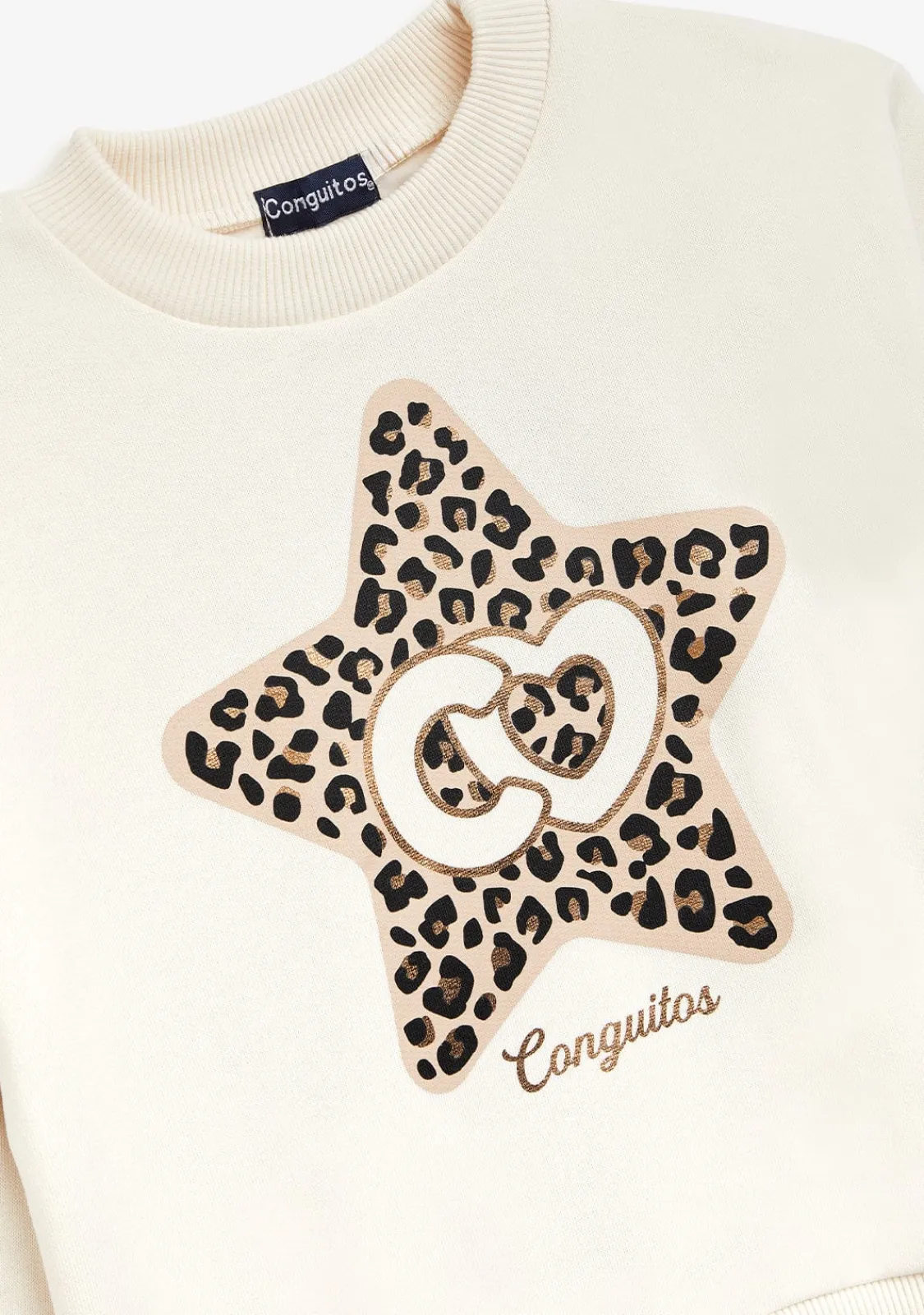 Conguitos Sudadera Estrella Beige^ Sudaderas