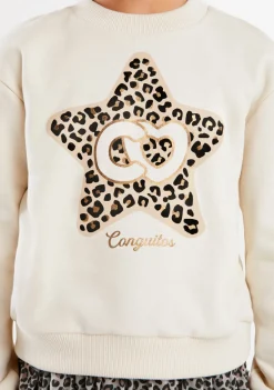 Conguitos Sudadera Estrella Beige^ Sudaderas