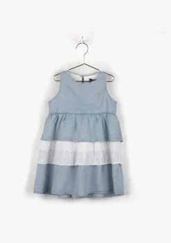 Conguitos Vestido De Niña Volantes Denim^ Vestidos De Verano|Vestidos