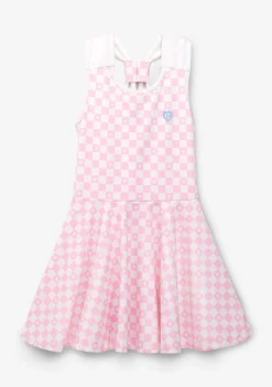 Conguitos Vestido Niña Skater Cuadros Rosa^ Vestidos De Verano|Vestidos