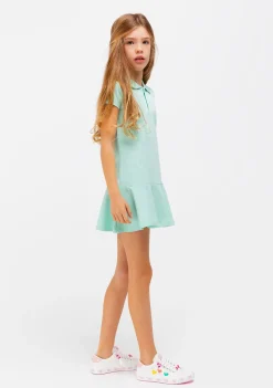 Conguitos Vestido Polo Menta Niña^ Vestidos De Verano|Vestidos