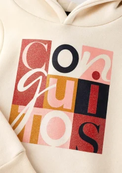Conguitos Vestido Sudadera De Niña Beige^ Vestidos Sudadera|Vestidos