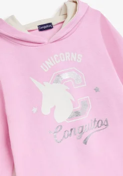 Conguitos Vestido Sudadera Unicornio Rosa^ Vestidos Sudadera|Vestidos