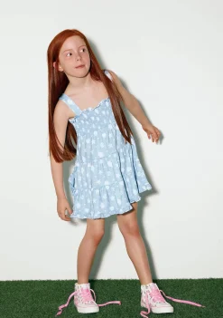 Conguitos Vestido Unicornios Estrellas Azul^ Vestidos|Vestidos De Verano