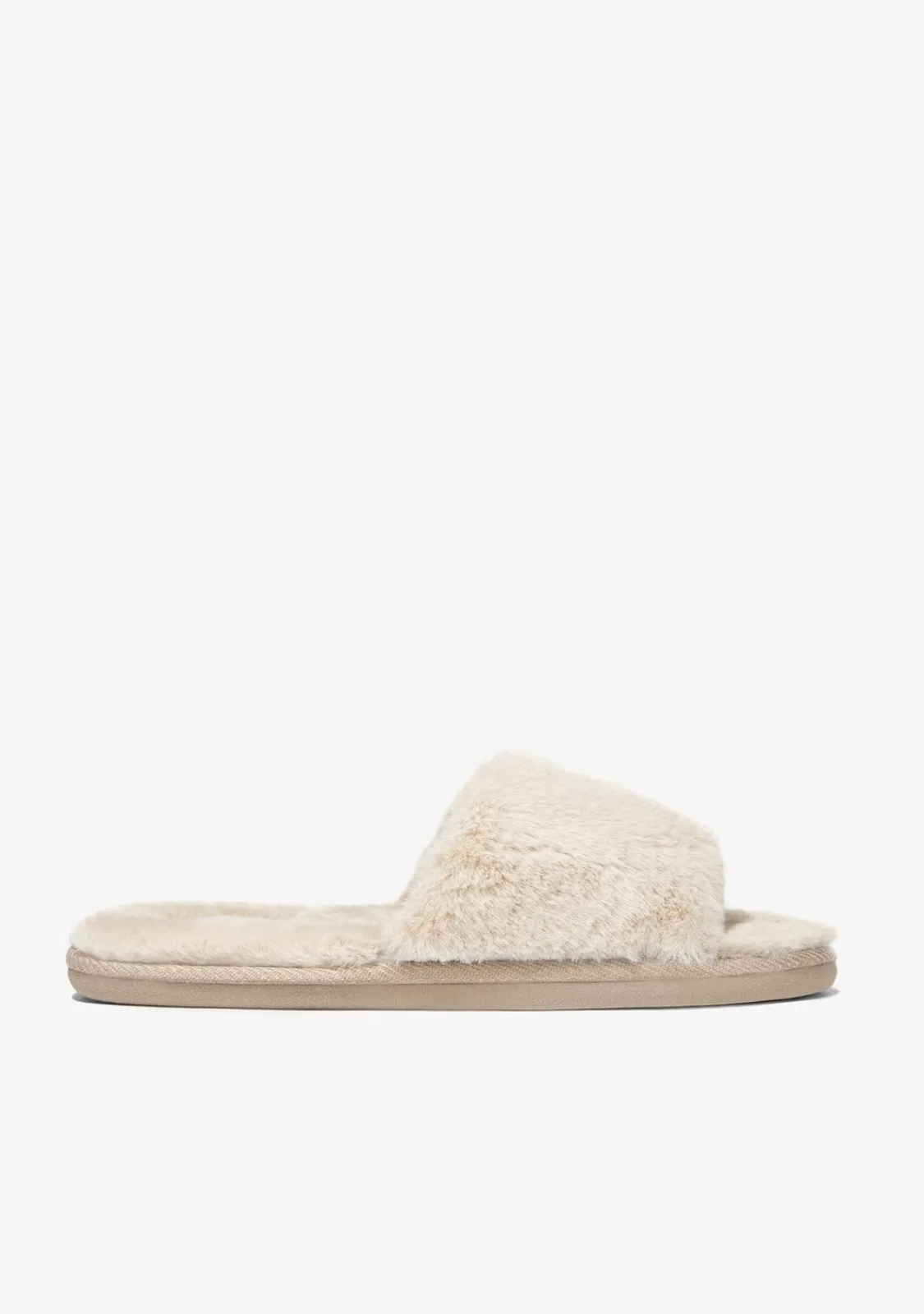Conguitos Zapatilla De Casa Con Punta Abierta Beige^ Zapatillas De Casa|Zapatillas De Casa