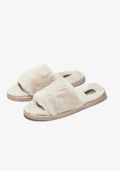 Conguitos Zapatilla De Casa Con Punta Abierta Beige^ Zapatillas De Casa|Zapatillas De Casa