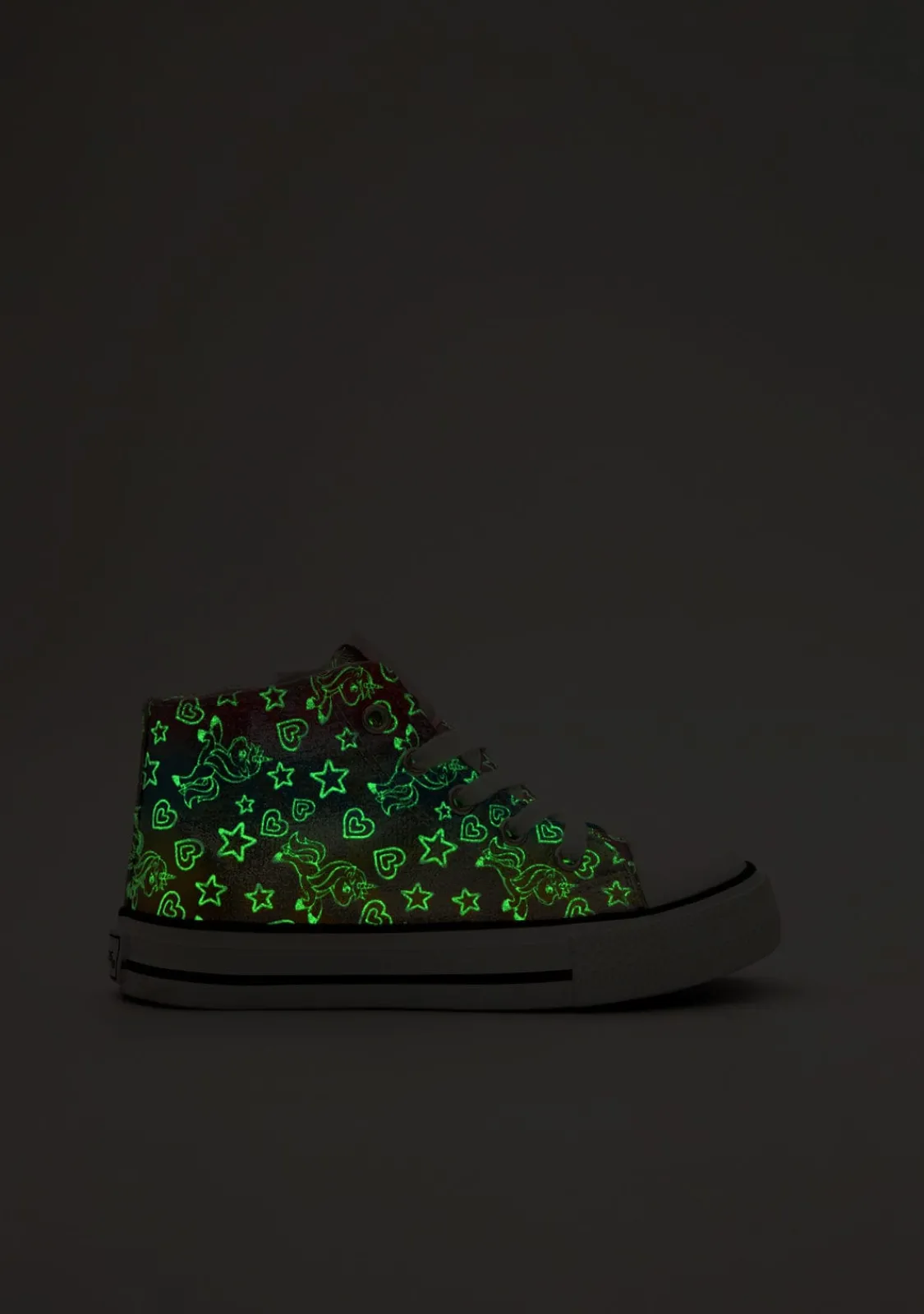 Conguitos Zapatillas Altas Brillo En La Oscuridad Multicolor^ Zapatillas|Zapatillas
