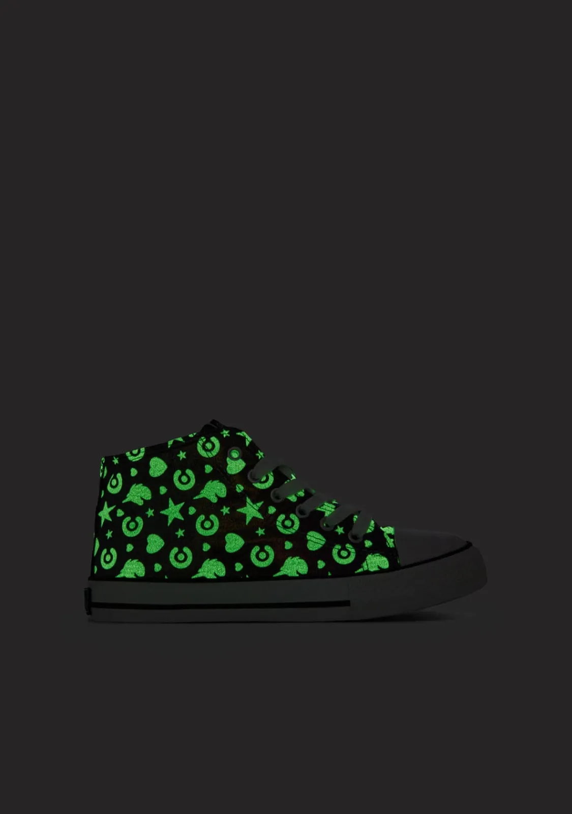 Conguitos Zapatillas Altas Brillo En La Oscuridad Multicolor^ Zapatillas|Zapatillas