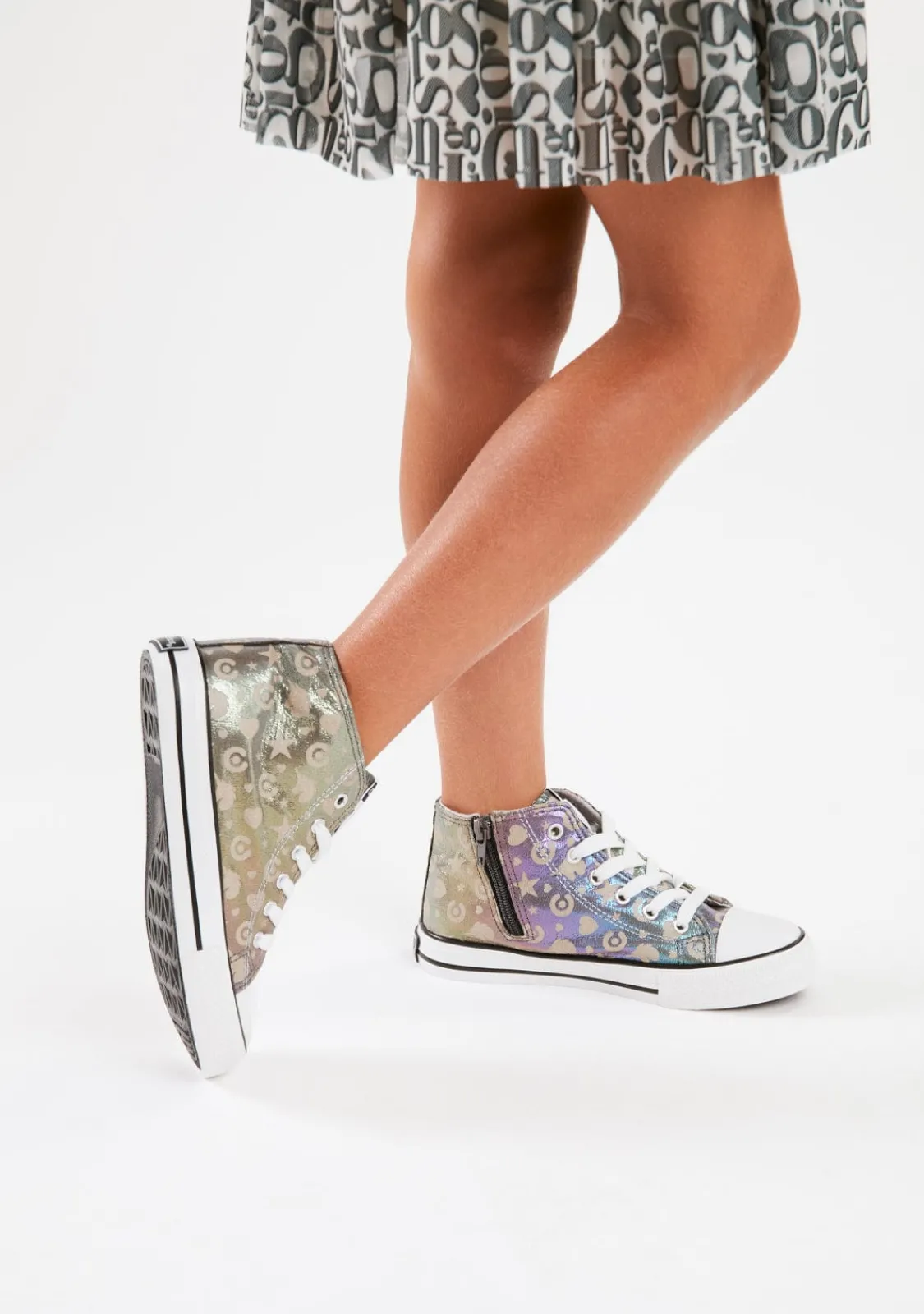 Conguitos Zapatillas Altas Brillo En La Oscuridad Multicolor^ Zapatillas|Zapatillas