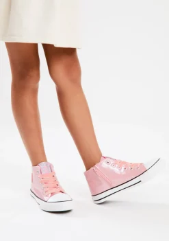 Conguitos Zapatillas Altas Charol Rosa^ Zapatillas|Zapatillas