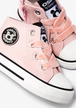 Conguitos Zapatillas Altas De Bebé Charol Rosa^ Zapatillas|Zapatillas
