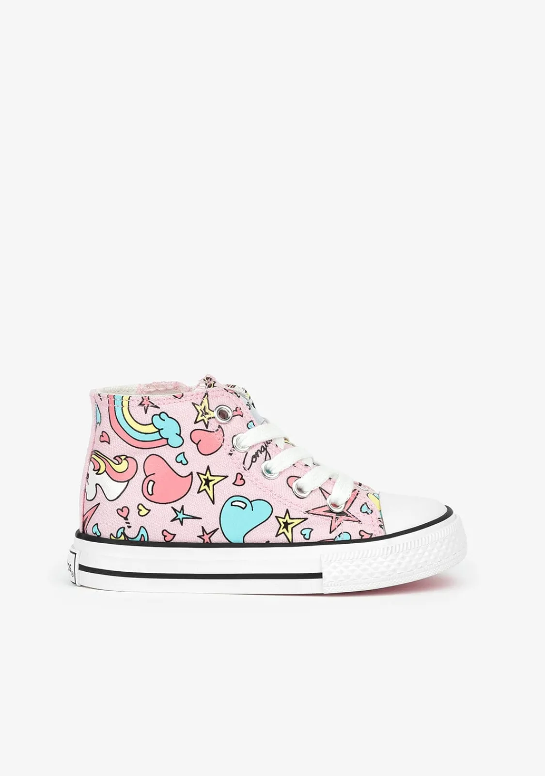 Conguitos Zapatillas Altas De Niña Unicornio Rosa^ Zapatillas