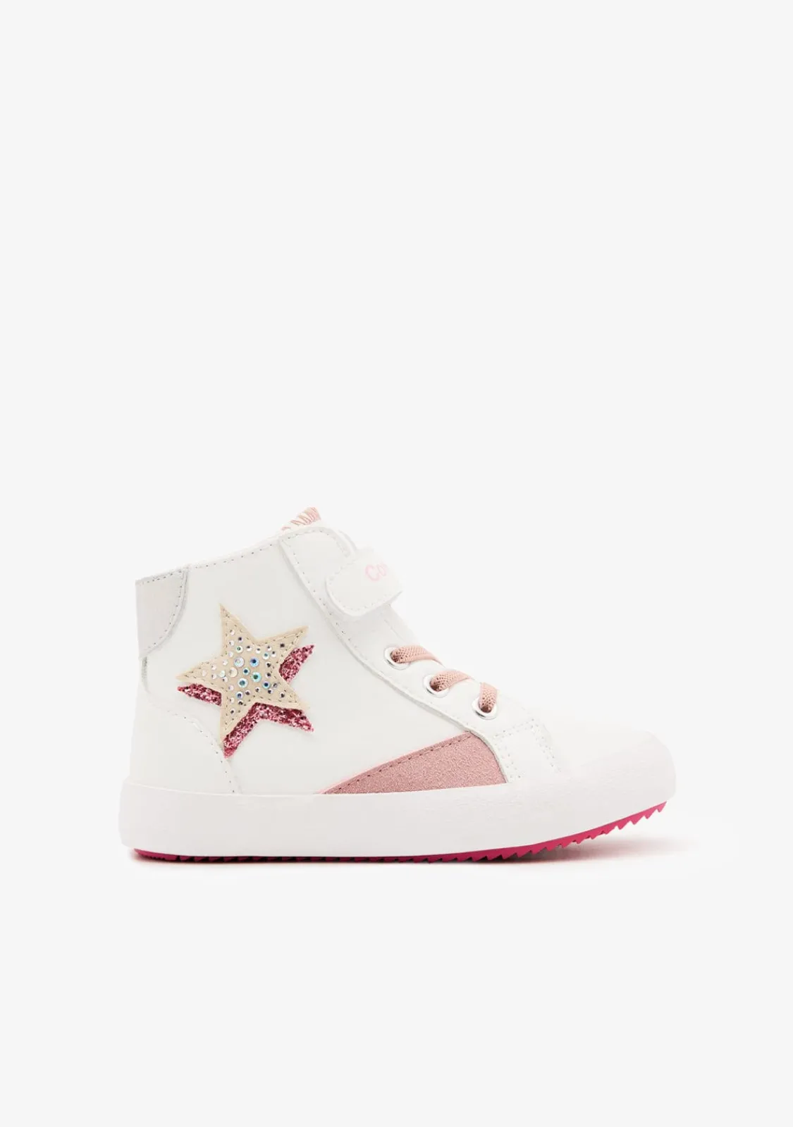 Conguitos Zapatillas Altas Estrella Blanco^ Zapatillas