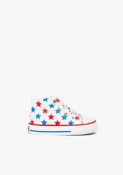 Conguitos Zapatillas Altas Lona Estrellas Bebé^ Zapatillas|Zapatillas