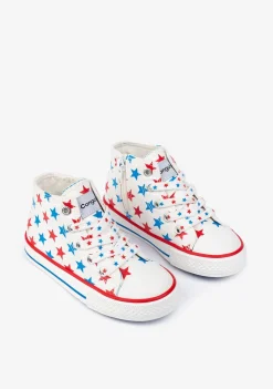Conguitos Zapatillas Altas Unisex Estrellas Lona^ Zapatillas|Zapatillas