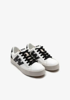 Conguitos Zapatillas Bajas Glitter Blanco / Negro B&W^ Zapatillas|Zapatillas