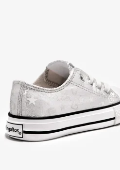 Conguitos Zapatillas Brillo En La Oscuridad Plata^ Zapatillas