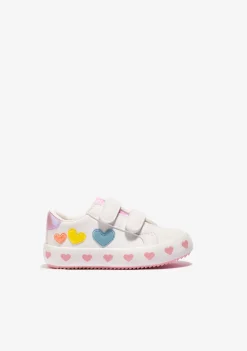 Conguitos Zapatillas De Bebé Corazones Blanco^ Zapatillas|Zapatillas