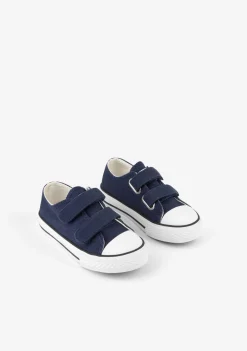 Conguitos Zapatillas De Bebé Tiras Adherentes Lona Marino^ Zapatillas|Zapatillas