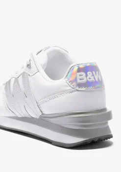 Conguitos Zapatillas De Niña Logo Blanco Plata B&W^ Zapatillas|Zapatillas