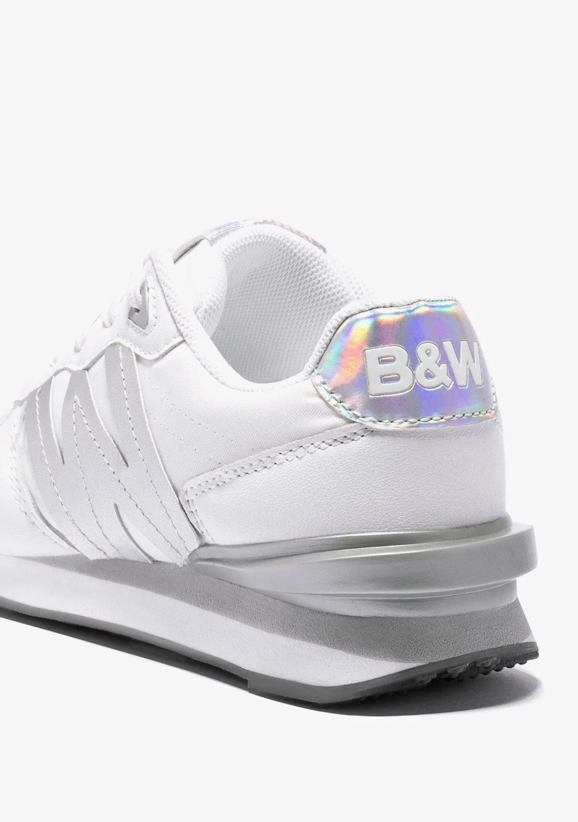 Conguitos Zapatillas De Niña Logo Blanco Plata B&W^ Zapatillas|Zapatillas