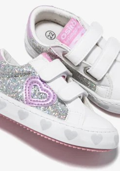 Conguitos Zapatillas Glitter Corazones Blanco^ Zapatillas|Zapatillas