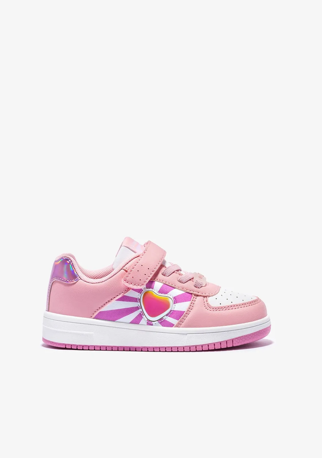Conguitos Zapatillas Solares Corazón Con Luces Rosa^ Zapatillas Con Luces|Zapatillas