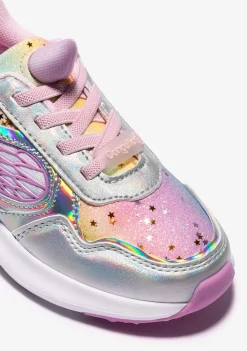 Conguitos Zapatillas Unicornio Glitter Con Luz Metalizado^ Zapatillas Con Luces|Zapatillas
