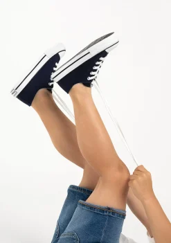 Conguitos Zapatillas Unisex Basic Lona Marino^ Zapatillas|Zapatillas