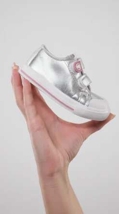 Conguitos Zapato Respetuoso Plata^ Zapatillas|Primeros Pasos - Respetuoso